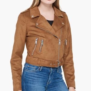 NWT Levi's faux suede Moto jacket